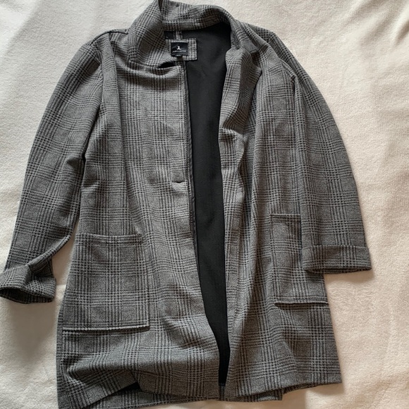 Women’s plaid blazer black and white XL - Picture 1 of 3